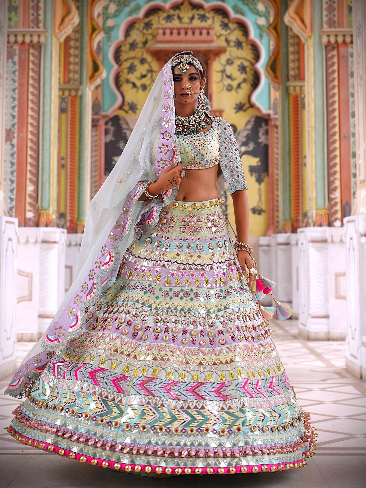 Illuminated Lehenga