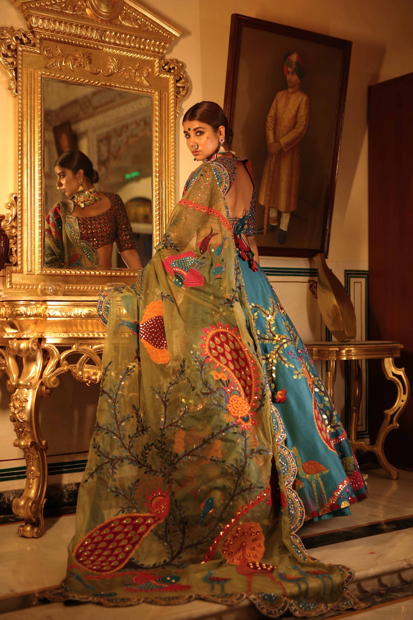 Peacock Lehenga
