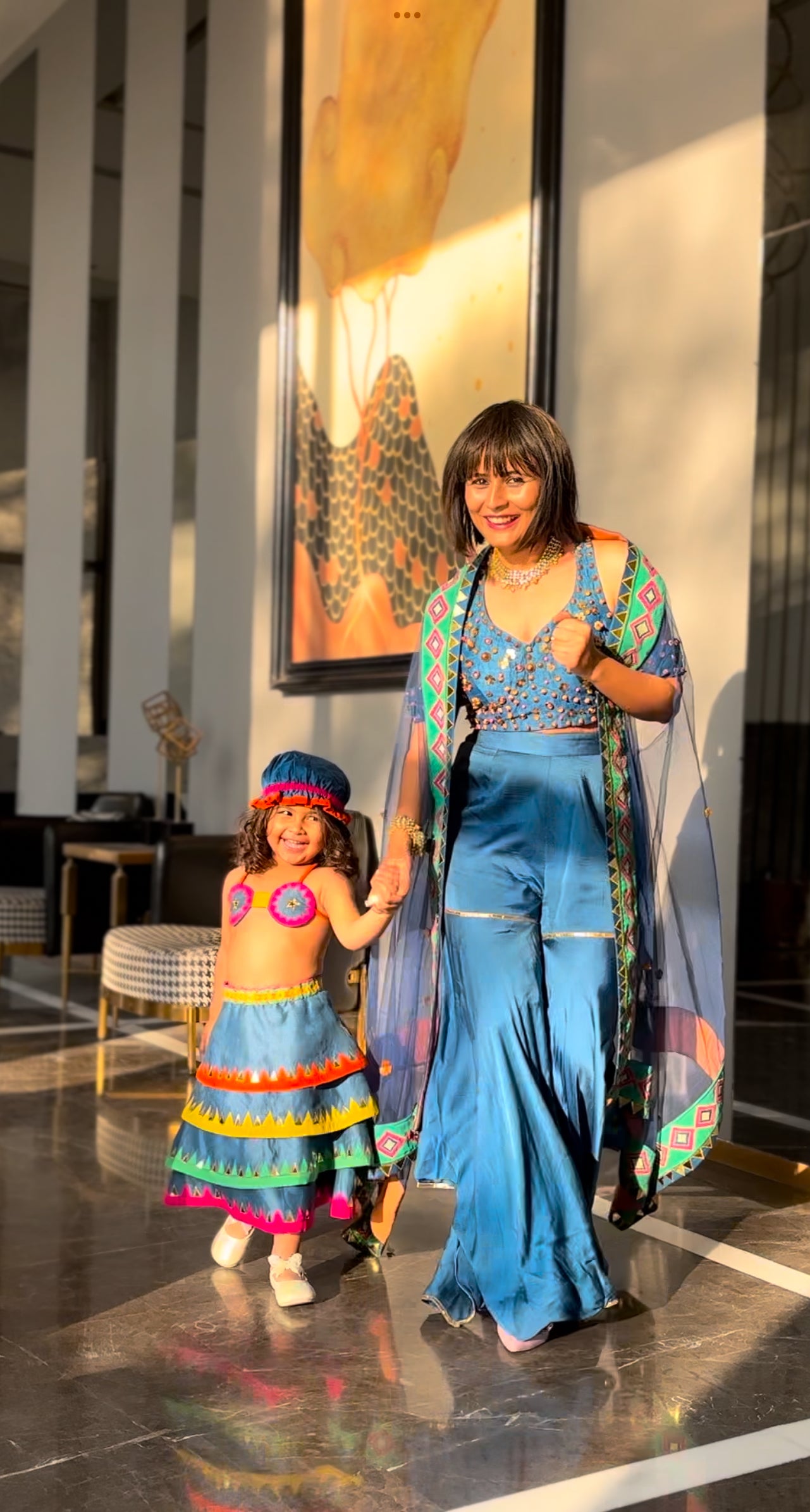 Midnight Aztec Capeset