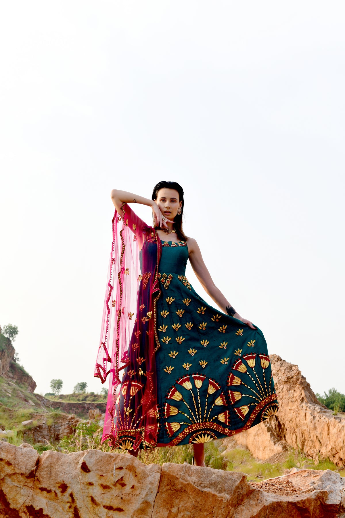 Bloom Groove Anarkali